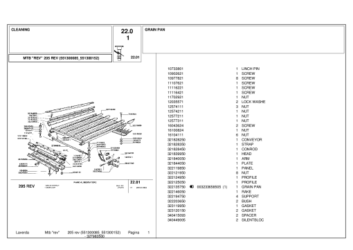Laverda 205_REV_551300085-551300152 Parts manual catalog PDF Download