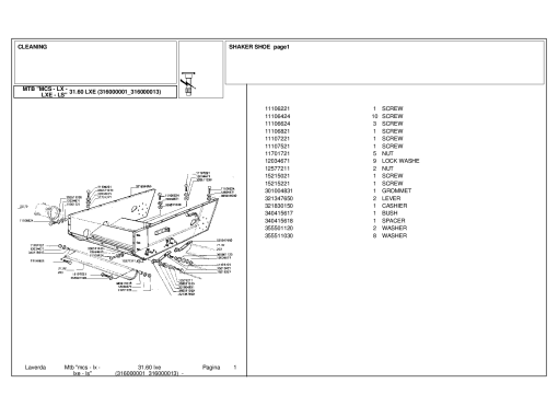 Laverda 3160 Parts manual catalog PDF Download