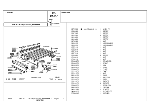 Laverda M306_563000384-563000999 Parts manual catalog PDF Download