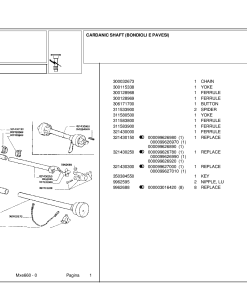 Laverda MXE660 Header Parts manual catalog PDF Download