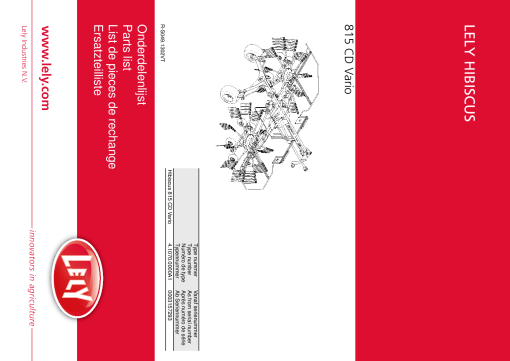 Lely hibiscus_815_cd_vario Parts manual catalog PDF Download