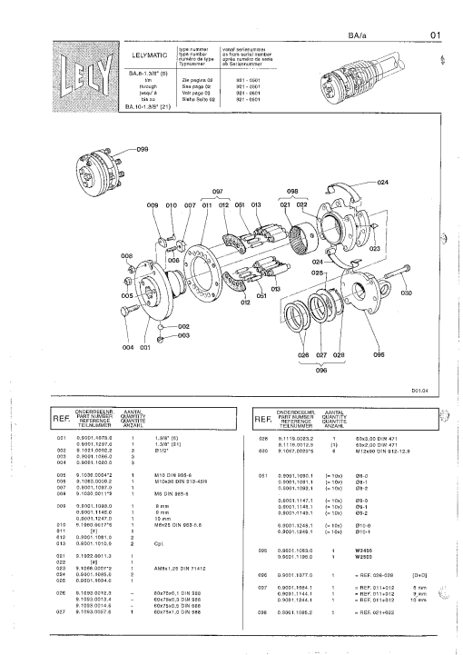 Lely lelymatic Parts manual catalog PDF Download