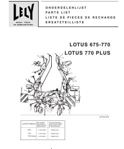 Lely lotus_675_770_770plus Parts manual catalog PDF Download