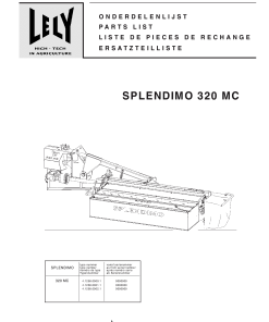 Lely splendimo_320_MC Parts manual catalog PDF Download