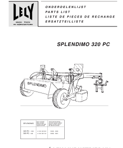 Lely splendimo_320_PC_2 Parts manual catalog PDF Download