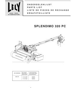 Lely splendimo_320_PC_4 Parts manual catalog PDF Download