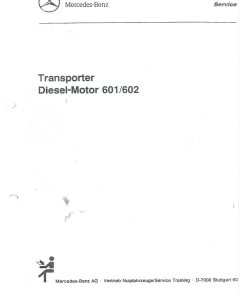 Lindner Engine_Mercedes_OM_601_602 Parts manual catalog PDF Download
