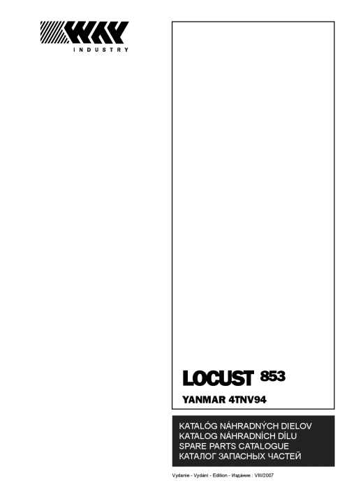 Locust 853 Parts manual catalog PDF Download