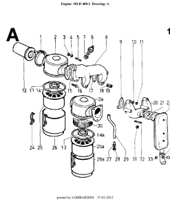 Lombardini 10LD400 Diesel Parts manual catalog PDF Download