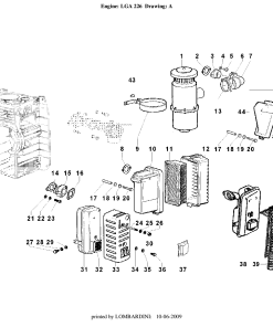 Lombardini LGA226Benzin Parts manual catalog PDF Download