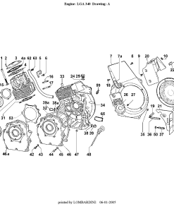 Lombardini LGA340Benzin Parts manual catalog PDF Download