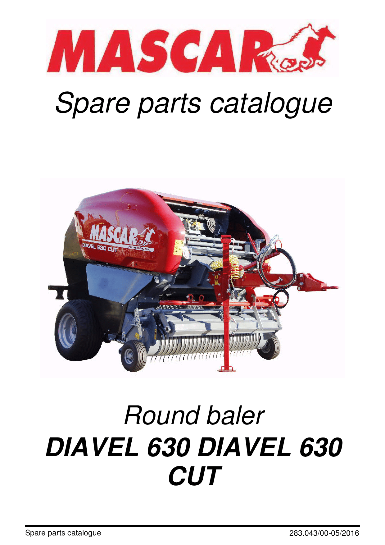 Mascar Diavel_630_Diavel_630_Cut Baler Parts manual catalog PDF Download