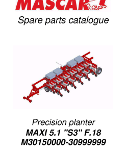 Mascar Maxi_5.1_S3_F.18_2 Seed_drill Parts manual catalog PDF Download
