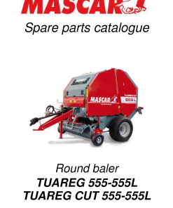 Mascar Tuareg_555_Tuareg_Cut_555 Baler Parts manual catalog PDF Download