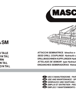 Maschio ASI1_2_3_ASM Rotary_tiller Parts manual catalog PDF Download