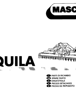 Maschio Aquila Cod 00226117 Rotary_harrow Parts manual catalog PDF Download