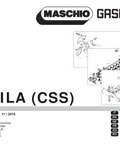 Maschio Attila_CSS Subsoiler Parts manual catalog PDF Download