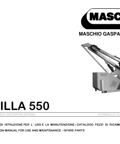 Maschio Camilla Mower Parts manual catalog PDF Download