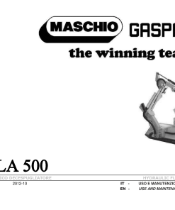 Maschio Carla Mower Parts manual catalog PDF Download