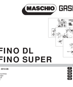 Maschio Delfino Rotary_harrow Parts manual catalog PDF Download