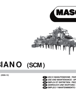 Maschio Gabbiano-SCM 119-30 Rotary_harrow Parts manual catalog PDF Download