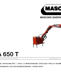 Maschio Gaia Mower Parts manual catalog PDF Download