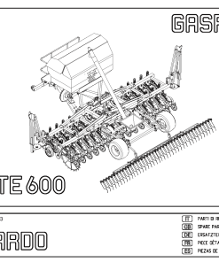 Maschio Gigante_600 Seed_drill Parts manual catalog PDF Download