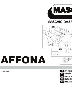 Maschio Giraffona Cod F07011300 Mower Parts manual catalog PDF Download