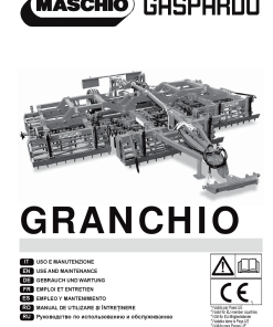 Maschio Granchio Seed_bedder Parts manual catalog PDF Download