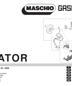 Maschio Grator Cultivator Parts manual catalog PDF Download