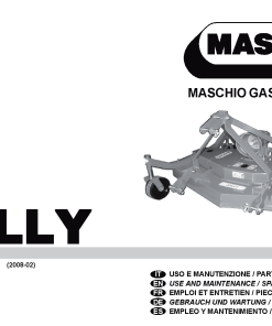 Maschio Jolly_Cod. F07010425 Mower Parts manual catalog PDF Download