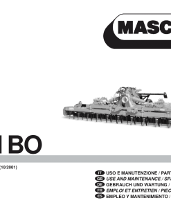 Maschio Jumbo_Cod. 00559245 Rotary_harrow Parts manual catalog PDF Download