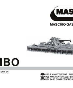 Maschio Jumbo_Cod. F07010145 Rotary_harrow Parts manual catalog PDF Download