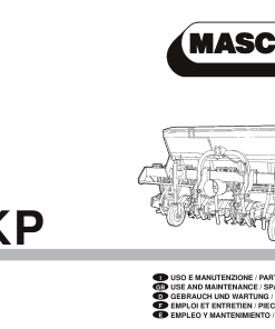 Maschio K_KP Rotary_tiller Parts manual catalog PDF Download