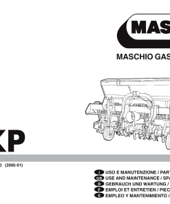 Maschio K_KP_Cod. F07010049 shredder Parts manual catalog PDF Download