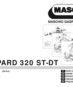 Maschio Leopard_320 Mower Parts manual catalog PDF Download