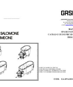 Maschio Sansone_Salomone_Sereno_Simeone_COD. 0.4.974.031 Auger_mixer Parts manual catalog PDF Download