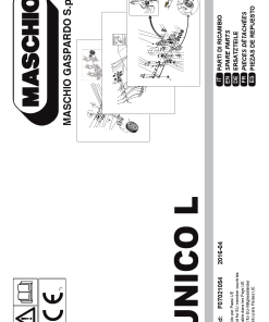 Maschio Unico_L Plough Parts manual catalog PDF Download