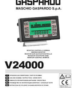 Maschio V24000 Various Parts manual catalog PDF Download