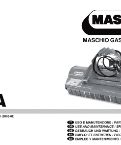 Maschio Vita Mower Parts manual catalog PDF Download