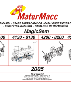 MaterMacc MS4100_8100_4130_8130_4200_8200_4230_8230 Parts manual catalog PDF Download