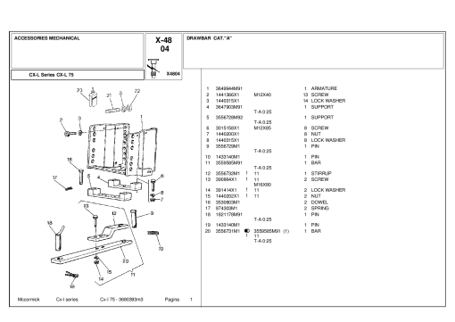 McCormick CX-L75 Parts manual catalog PDF Download