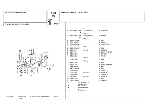 McCormick F100 Parts manual catalog PDF Download
