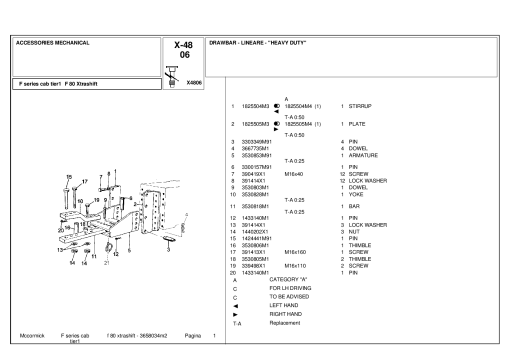 McCormick F80 Parts manual catalog PDF Download