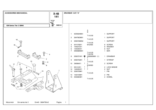 McCormick GM40_Tier2 Parts manual catalog PDF Download