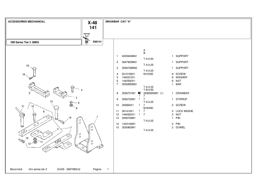 McCormick GM55_Tier2 Parts manual catalog PDF Download