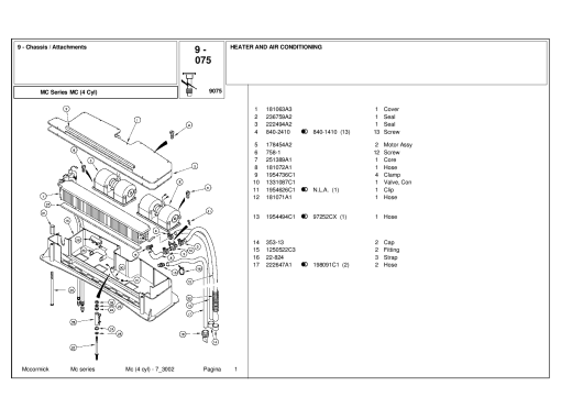 McCormick MC80_MC90_MC100_MC105 Parts manual catalog PDF Download