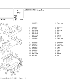 McCormick MTX110_MTX125_MTX140 Parts manual catalog PDF Download