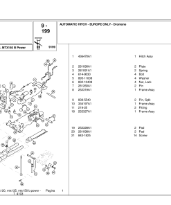 McCormick MTX120_MTX135_MTX150 Parts manual catalog PDF Download