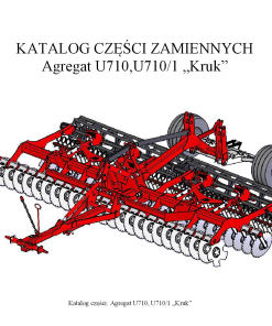 Metal-Fach U710_U710-1 Disc_harrow Parts manual catalog PDF Download